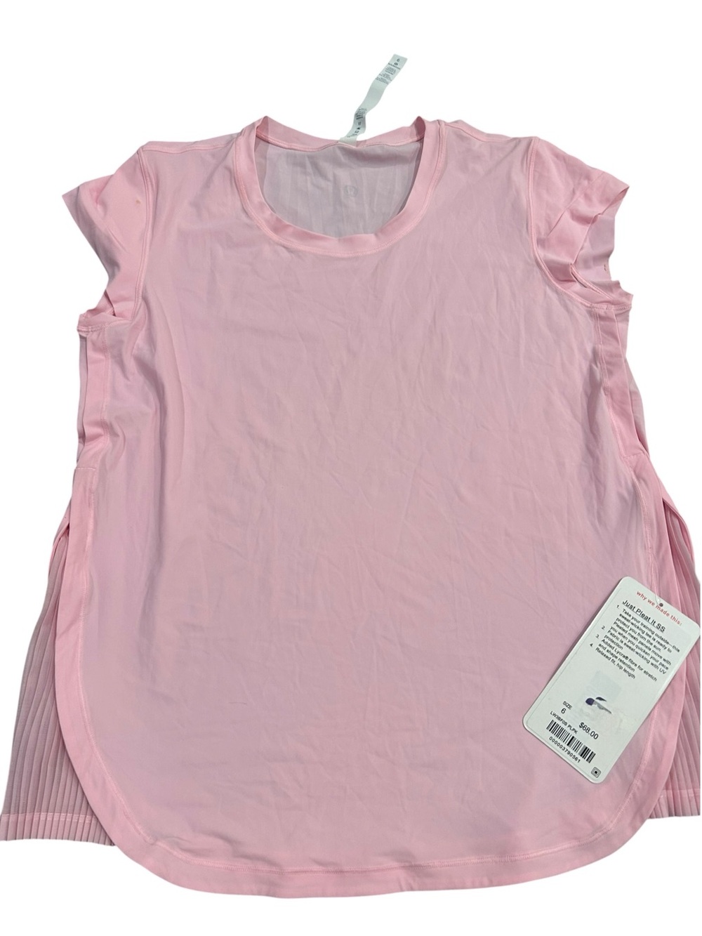 Lululemon just pleat it ss size 6